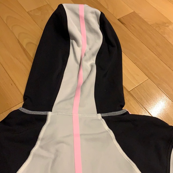 Lululemon Studio Surf Jacket Black/Gray/Pink (Dune/Black/Bleached Coral) -size 8 - Picture 13 of 15